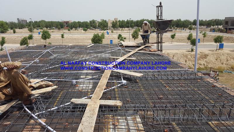 Steel Binding for slabs Lentil roof