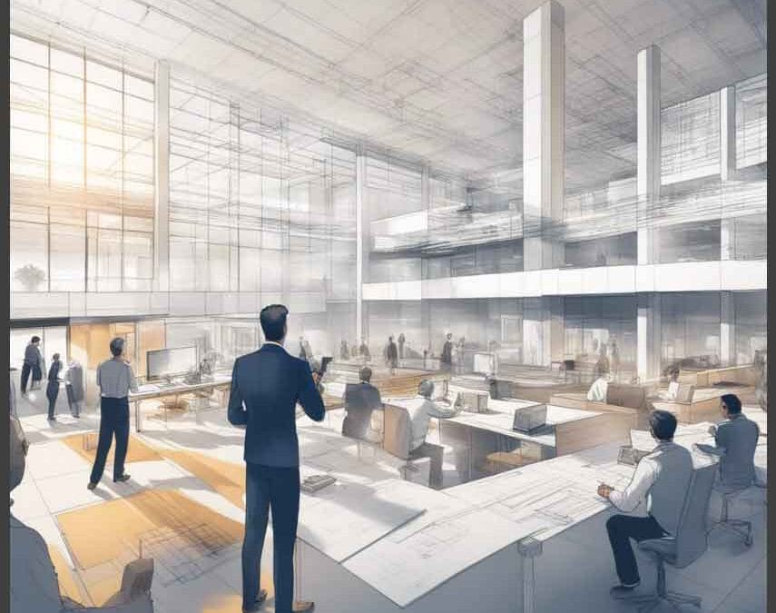 architect interior working