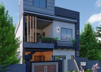 6 marla house project