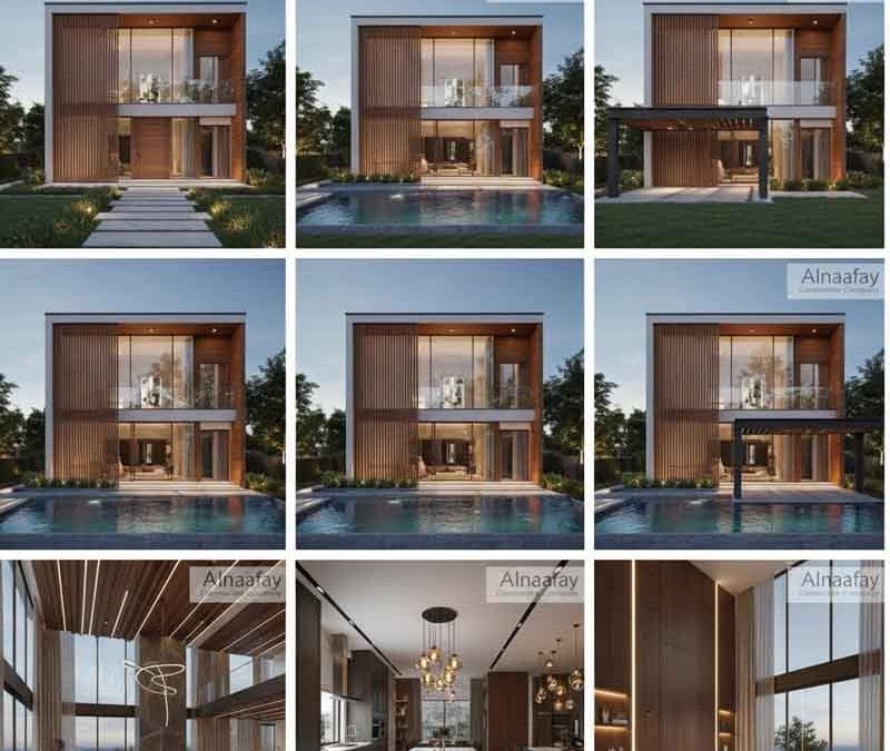 Glass & Wood House Design