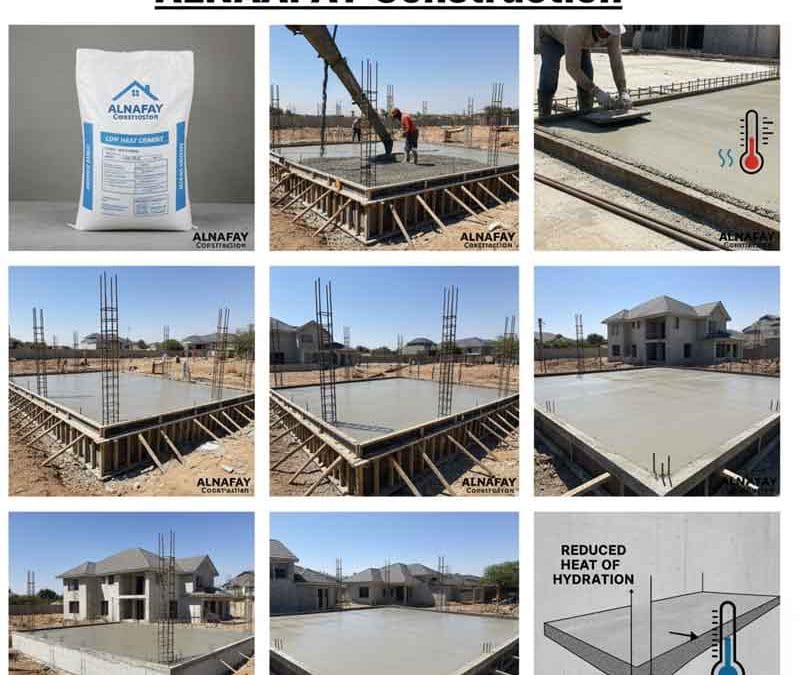 Low Heat Cement for House Construction