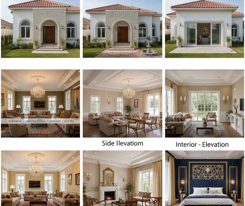Mediterranean 10 marla house design