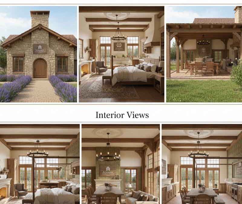 Rustic 1 kanal house design