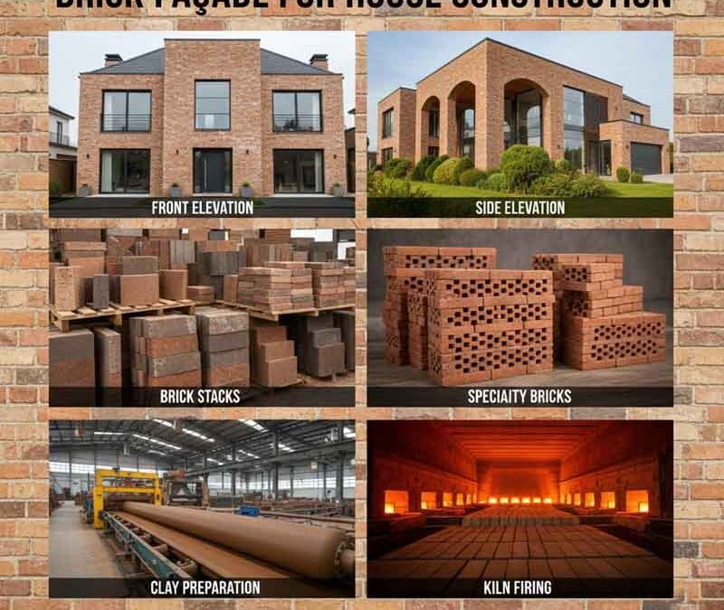 Brick Façade for house construction