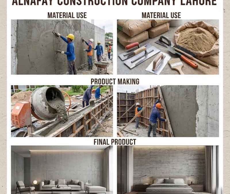 Exposed Concrete Finish Wall