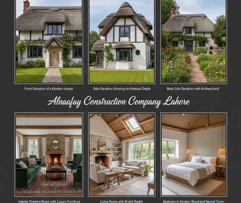 thatched roof cottage