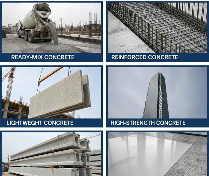 Concrete types and their applications