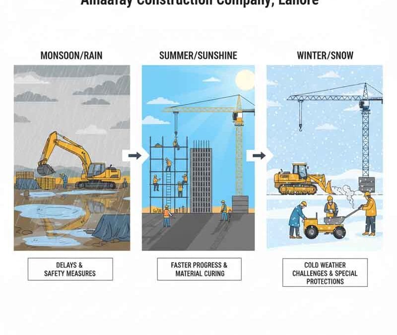 Seasonal impacts on construction timelines